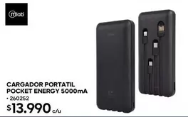 Energy - Cargador Portatil Pocket 5000ma
