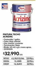 Sipa - Pintura Techo