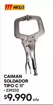 Hela - Caiman Soldador Tipo C 11"