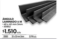 ÁNGULO LAMINADO 6 M