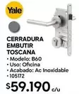 Yale - Cerradura Embutir Toscana