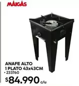 Maigas - Anafe Alto 1 Plato 43x43cm