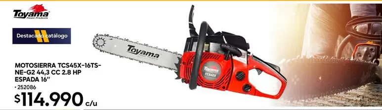 Toyama - Motosierra Tcs4sx-itts-nec 24 X 3cc-28 Hp