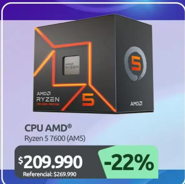 AMD - Ryzen 5 7600 (Am5)