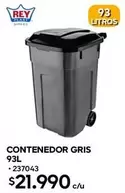 Rey - Contenedor Gris