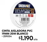 Cinta Aisladora Pvc Blanco