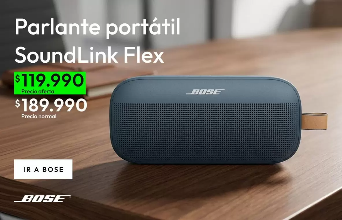 Bose - Parlante Portatil Soundlink Flex