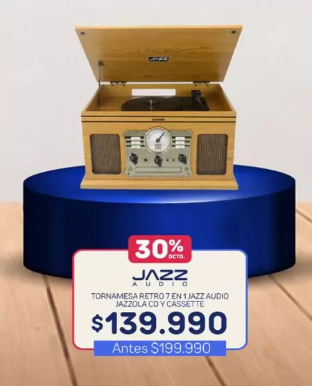 Tornamesa Retero En 1 Jazz Audio