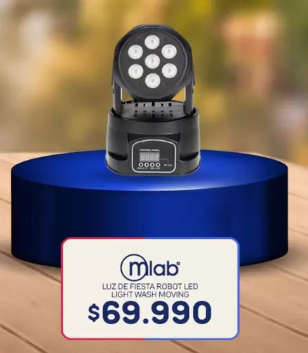 Fiesta - Luz De Dieta Robot Led Light Wash Moving