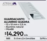 Guardacanto Aluminio Quadra