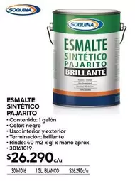 Soquina - Esmalte Sintetico Pajarito
