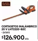 Cortasetos Inalambrico 20 V LHT2220-B2C