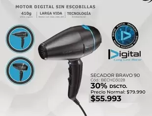 Más - Secador Bravo 90