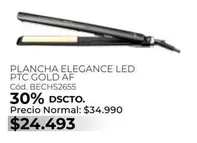 Gold - Plancha Elegance Led Ptc Af