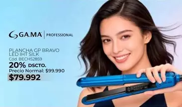 Ga.Ma - plancha CP bravo LED HFSILK