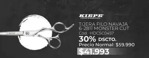 Monster - Tijera Filo Navaja 6-2811 Monster Cut