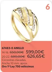 67483-0 Anillo