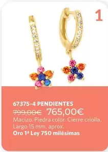 67375-4 Pendientes