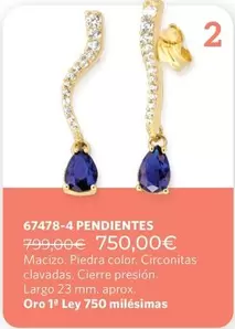 67478-4 Pendientes