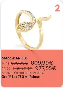 67463-2 Anillos