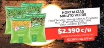 Valor - Hortalizas Minuto Verde