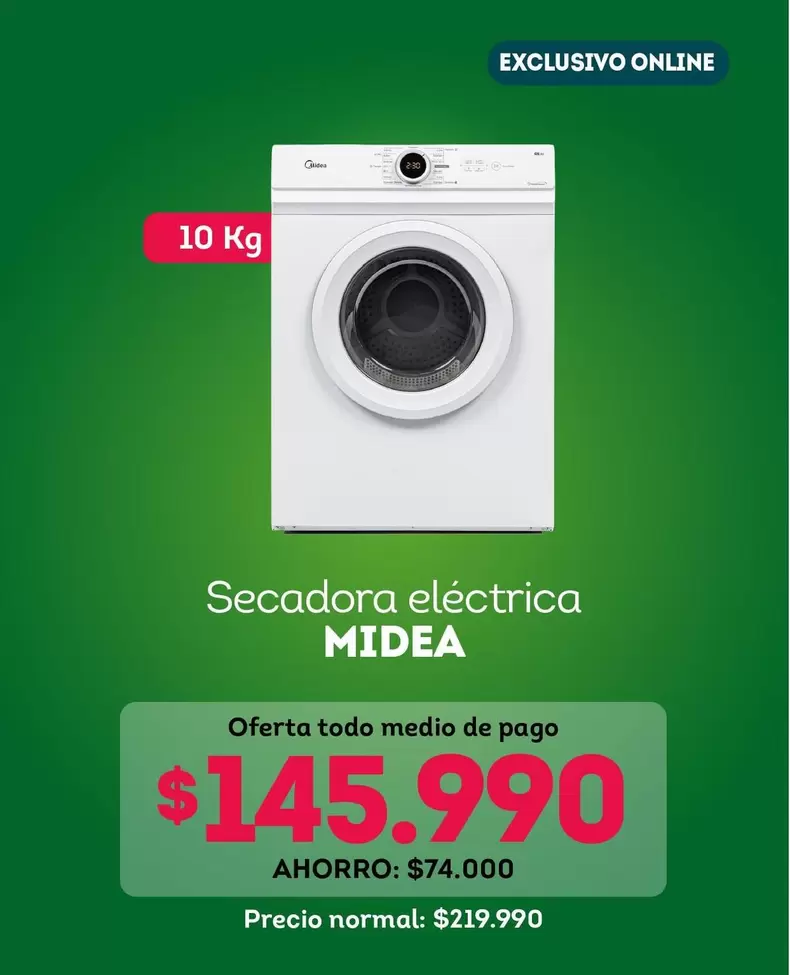 Midea - Secadora Eléctrica