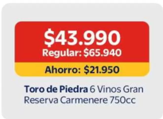 Carmenere - Toro De Piedra 6 Vinos Gran Reserva