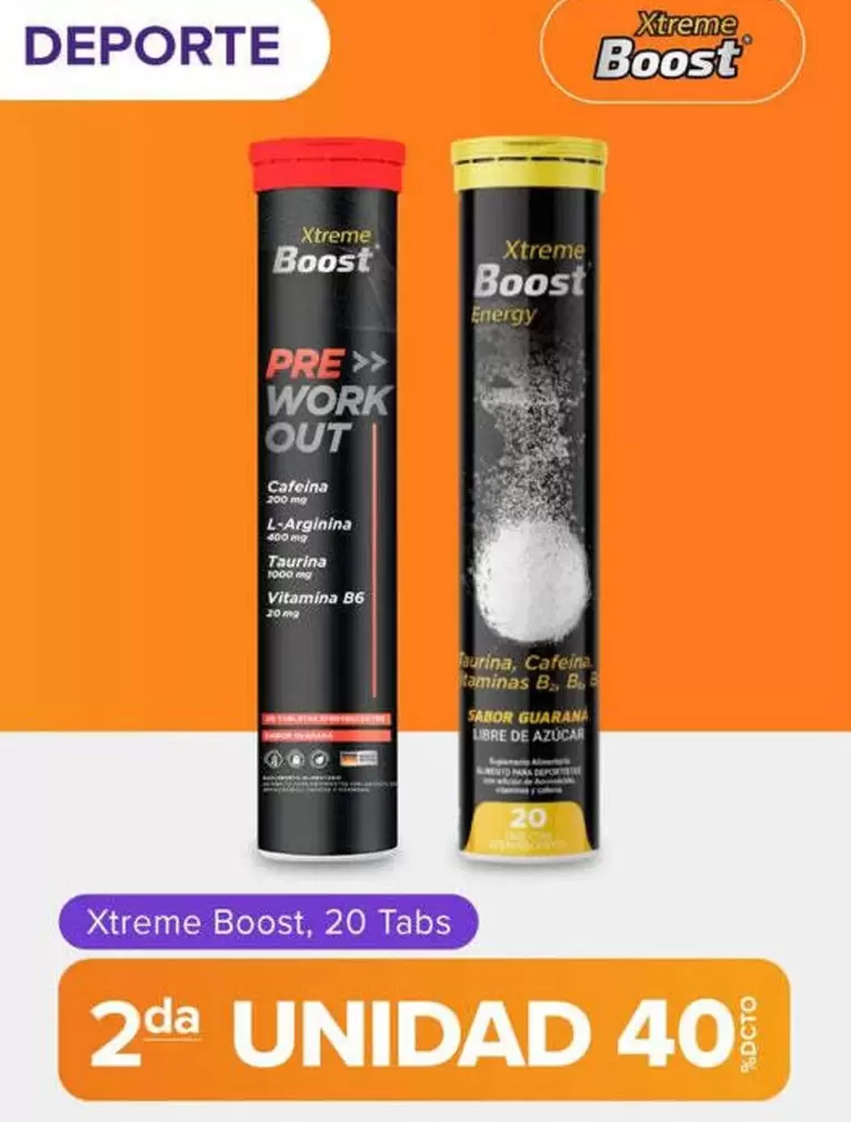 Boost - Xtreme , 20 Tabs