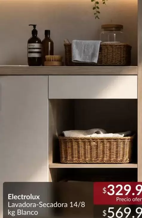 Electrolux - Lavadora-secadora 14/8 kg