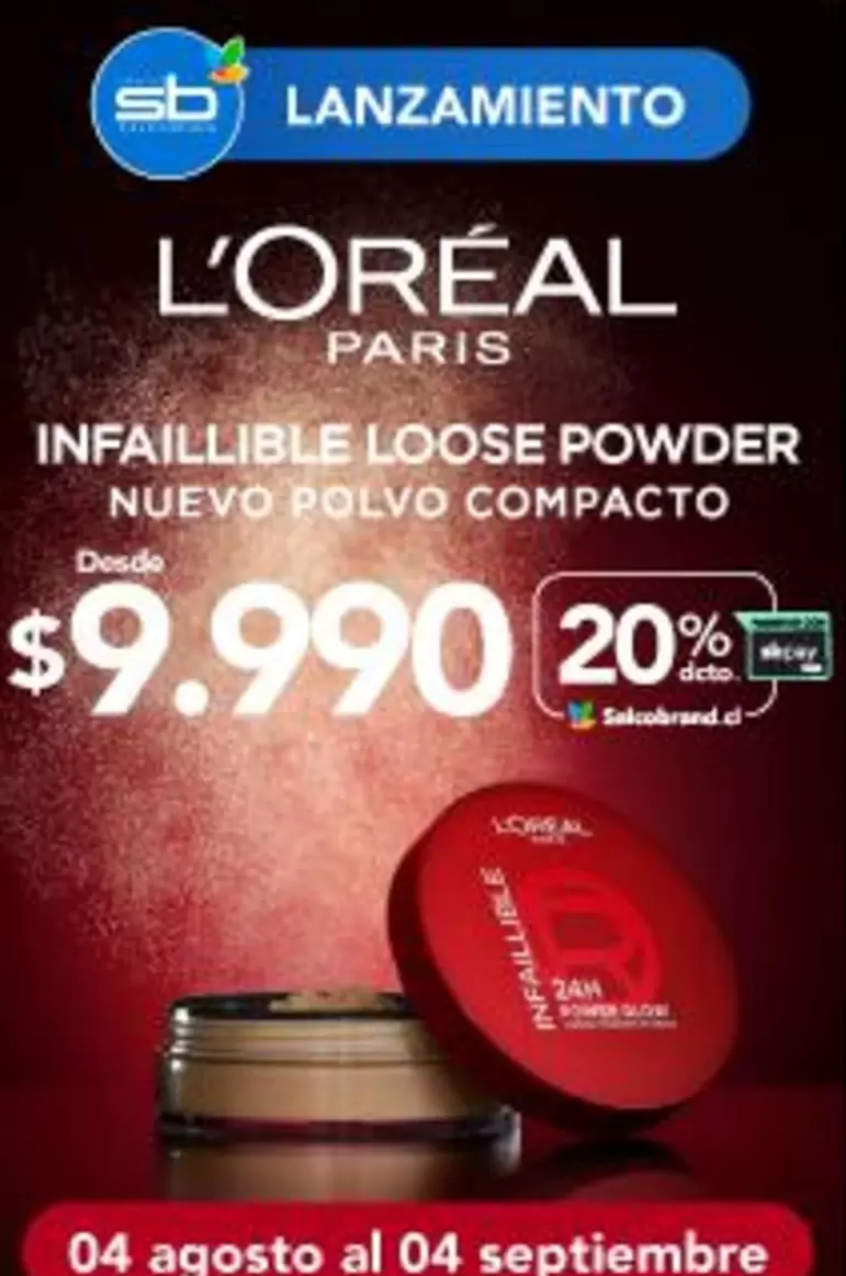 L'Oréal - Infaillible Loose Powder Nuevo Polvo Compacto