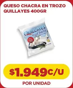 Quillayes - Queso Chacra En Trozo