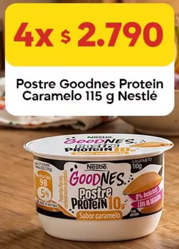 Nestlé - Postre Goodnes Protein Caramelo