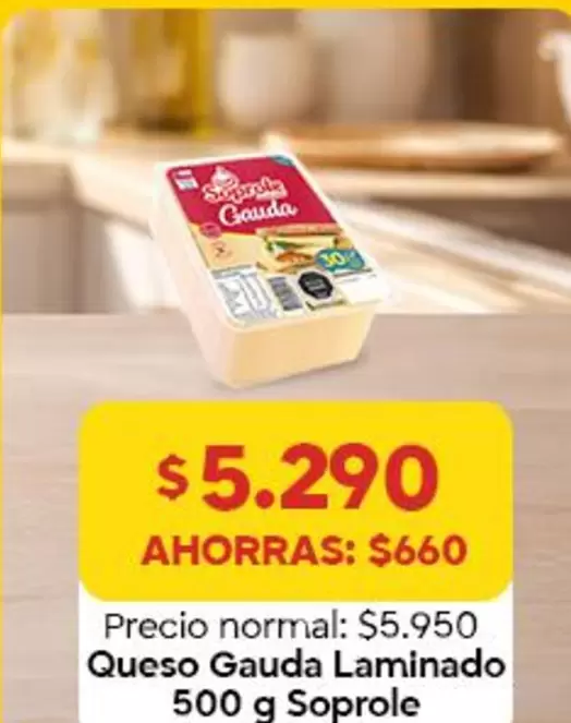 Soprole - Queso Gauda Laminado
