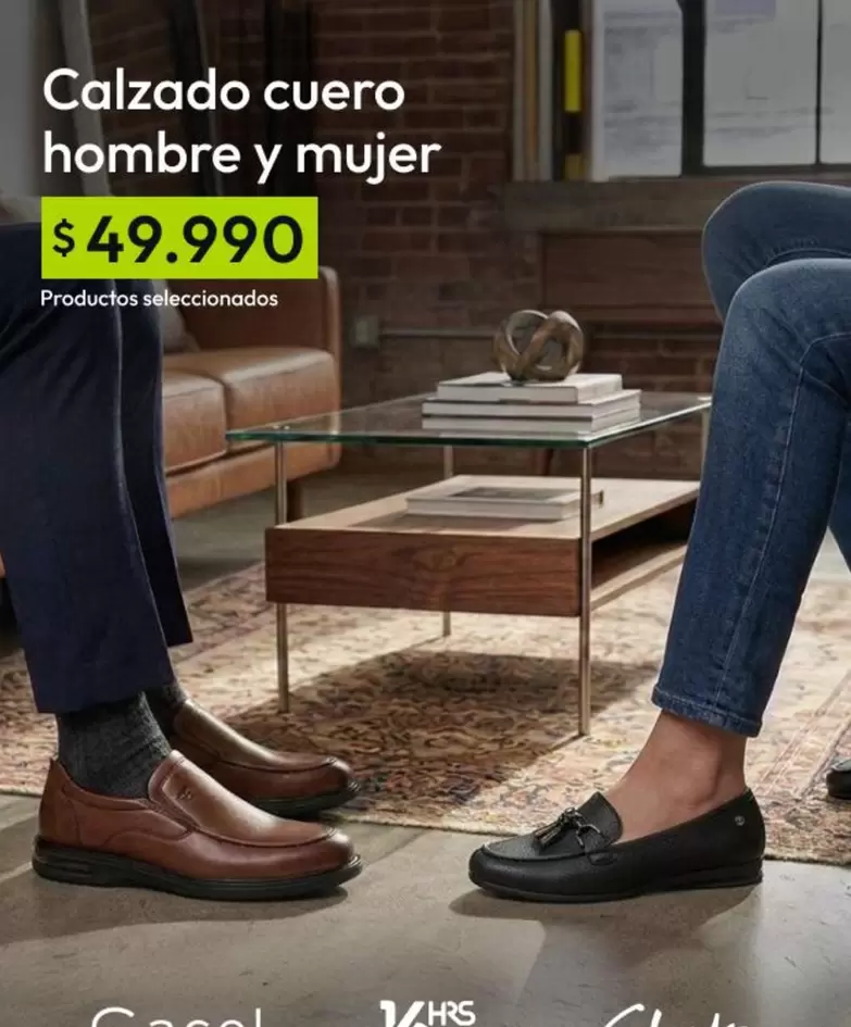 Calzado Cuero Hombre Y Mujer