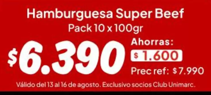 Club - Hamburguesa Super Beef