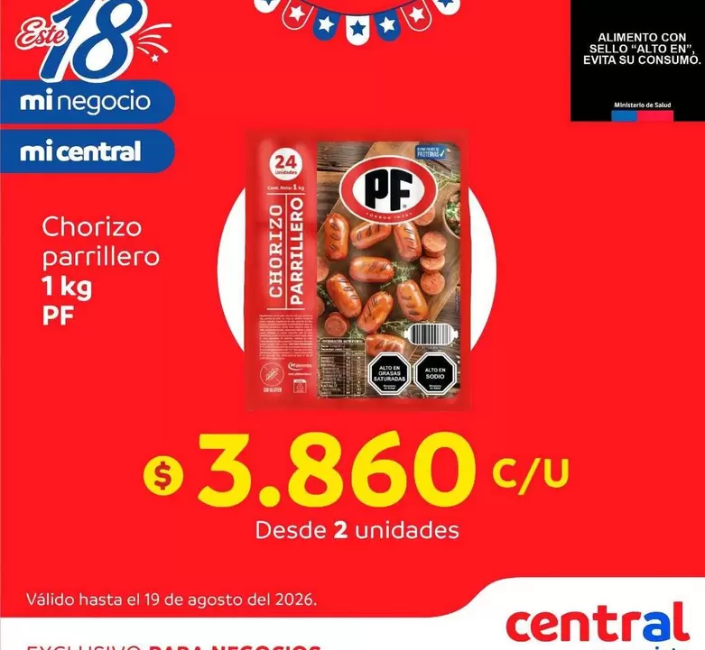 PF - Chorizo Parillero