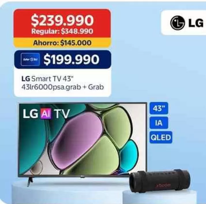 LG - Smart Tv 43'' 43C600PSA Grab + Grab
