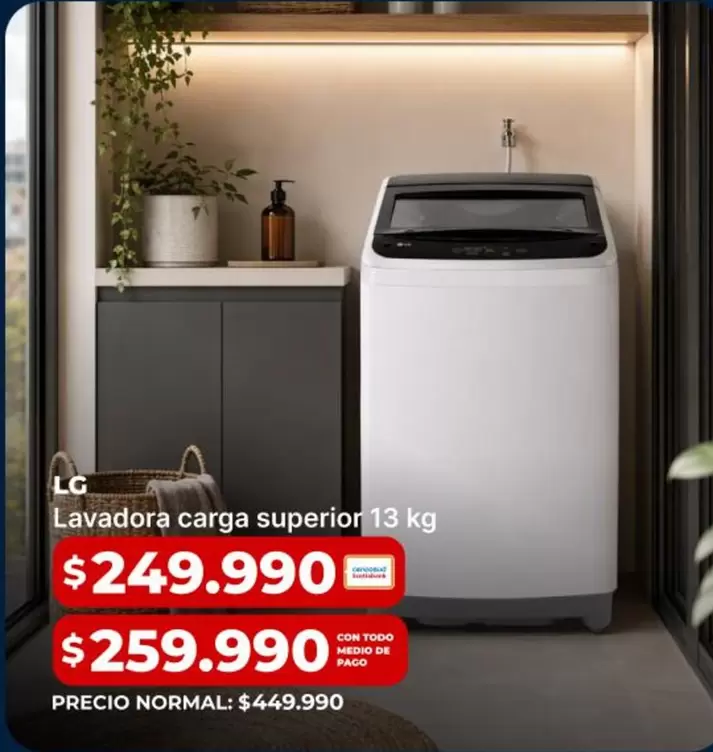 LG - Lavadora Carga Superior