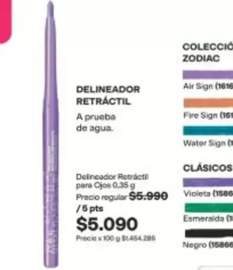 Esmeralda - Delineador Retractil