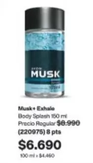 Musk+Exhale Body Splash