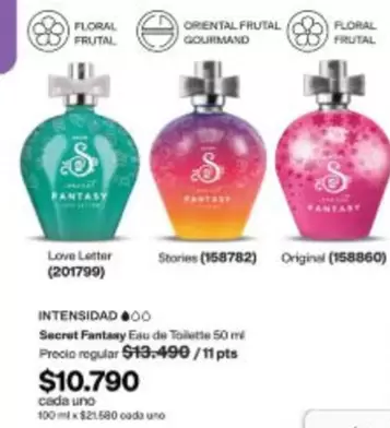 Secret - Seeret Fantasy Eau De Toilette 50 Rt