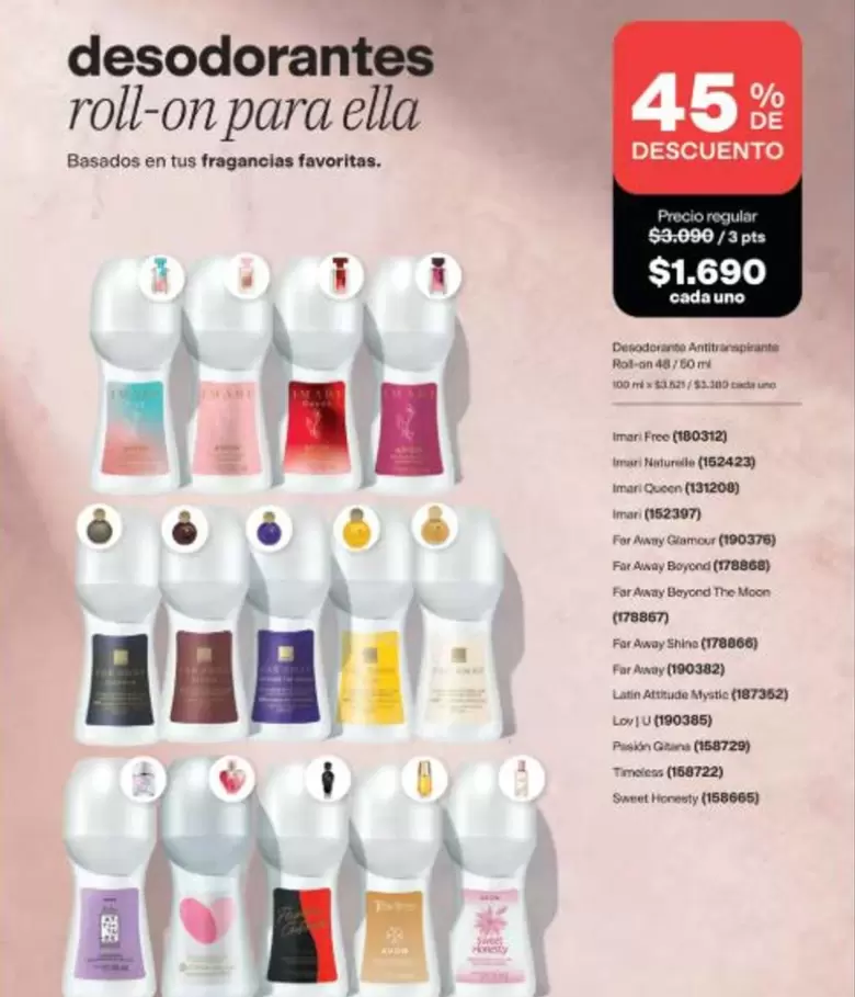 Imari - Desodorantes Roll-on Para Ella