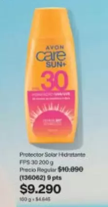 Avon Care - Protector Solar Hidratante FPS 30