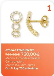 67566-1 Pendientes