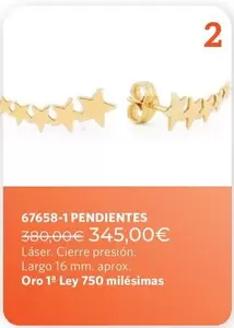 67658-1 Pendientes