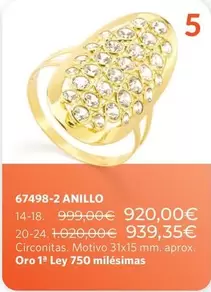 67498-2 Anillos