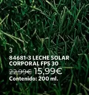 Leche Solar Corporal Fps 30