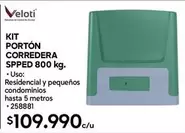 Kit Portón Corredera Spped 800 Kg.