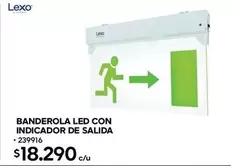 Banderola Led Con Indicador De Salida