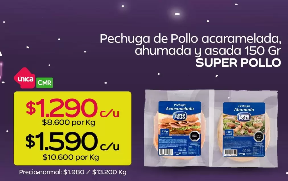 Súper Pollo - Pechuga De Pollo Acaramelada Ahumada Y Asada